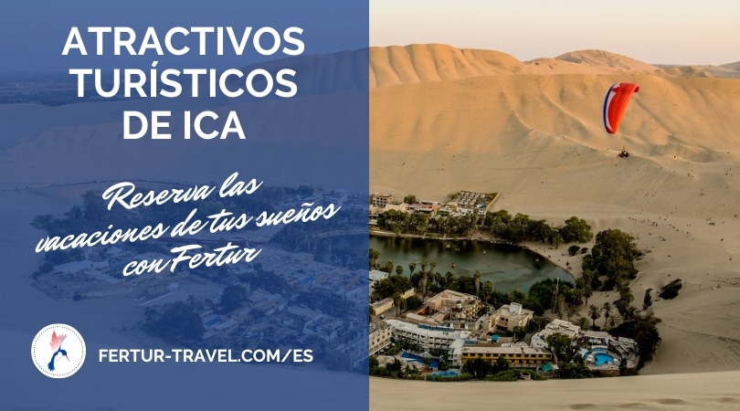 Atractivos de Ica - parapente sobre Huacachina