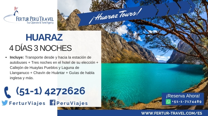Lago Llanganuco: Parte de un paquete turístico de cuatro días a Huaraz, la Cordillera Blanca y Chavín de Huántar con la agencia de viajes Fertur Peru Travel