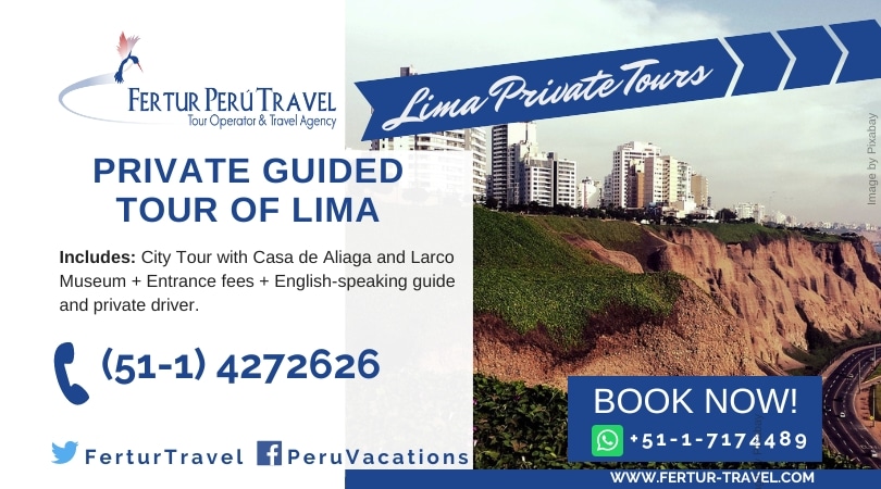 Banner for private guided Lima Tour