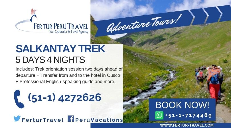 Salkantay trek 5 days - Fertur Peru Travel