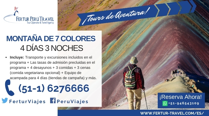 our Montaña de 7 Colores vía Fertur Peru Travel