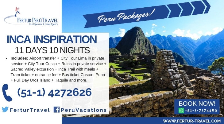 11 Days in Peru - Inca Inspiration Travel Package By Fertur Peru Travel
