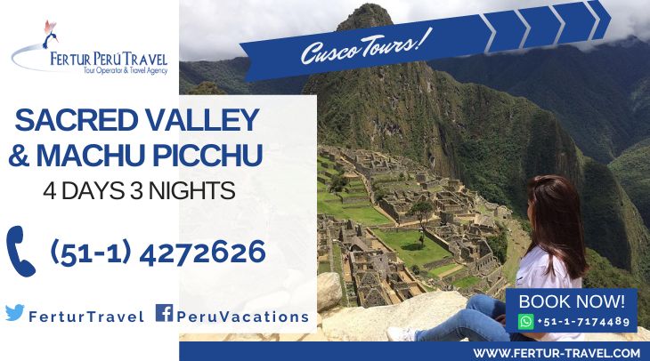 Sacred Valley and Machu Picchu tour from cusco 4 days