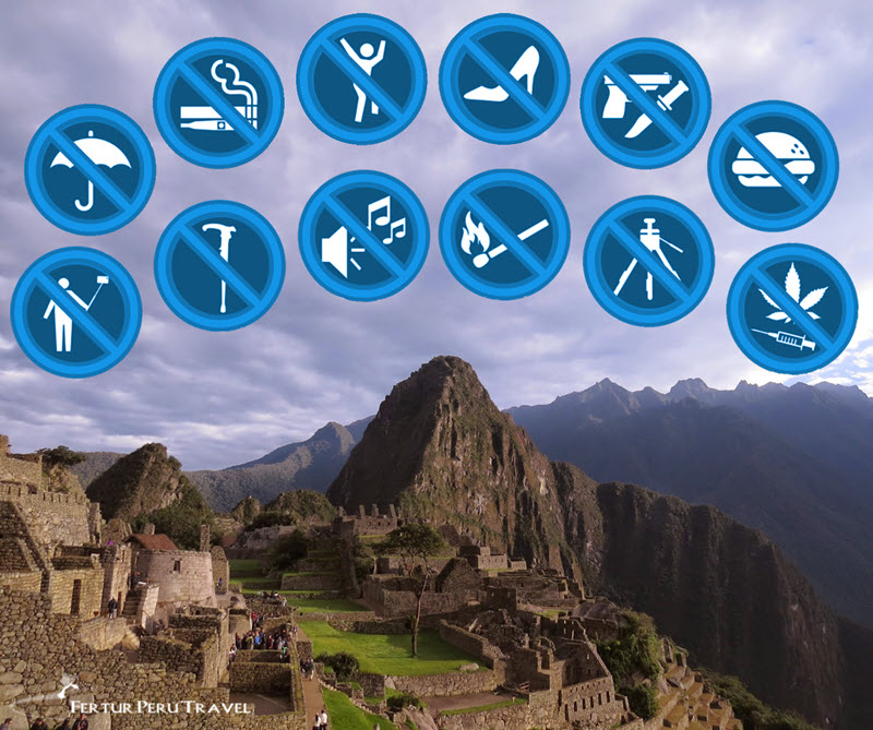 Infografía: Normas de conducta en Machu Picchu