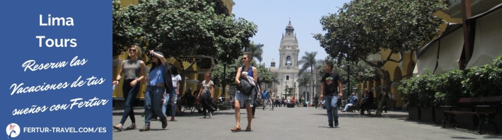 Paseando por el bulevar peatonal hasta la Plaza de Armas de Lima