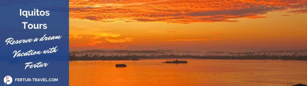 Amazon River at sundown - Iquitos tour packages