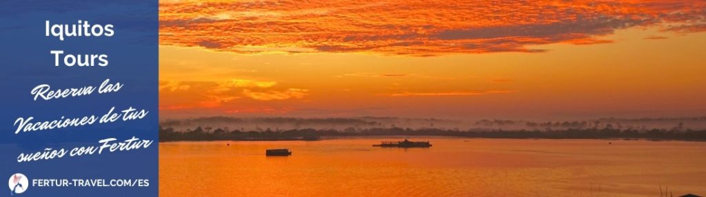 Río Amazonas al atardecer - Paquetes turísticos en Iquitos